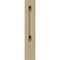 Ekena Millwork 2 1/2"W x 8"D x 14"H Large Rockport Wood Corbel, Rubberwood CORW03X08X14RKRW - alternate 2